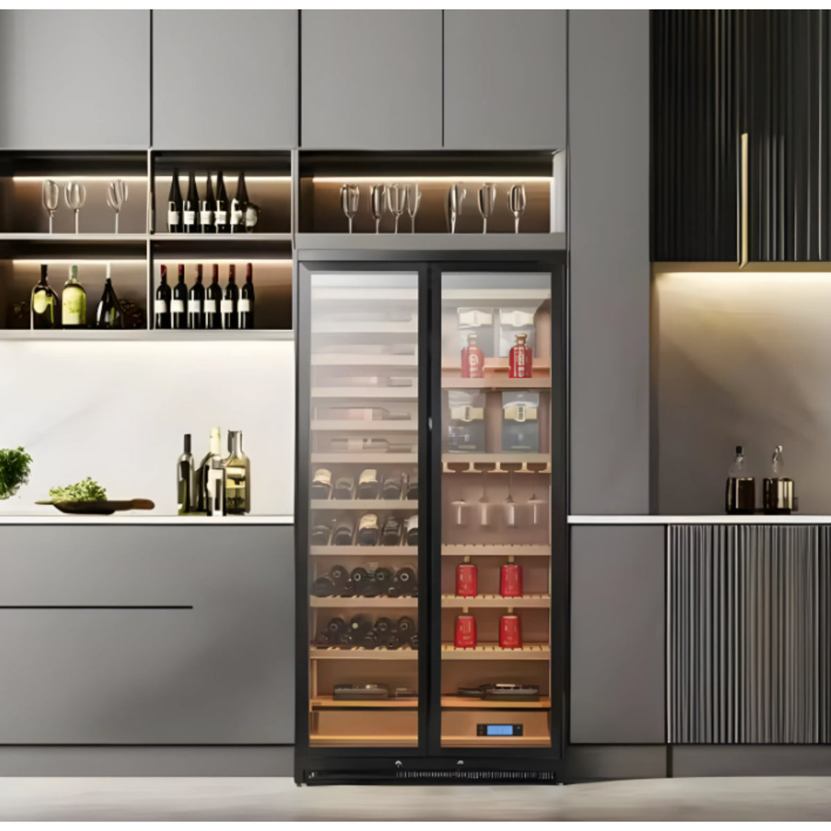Aurelius Cellaria Prestige 300-Bottle Wine Armoire