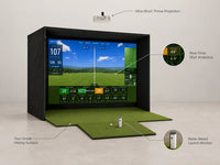 SkyTrak Elite Pro Golf Studio — Feature Infographic